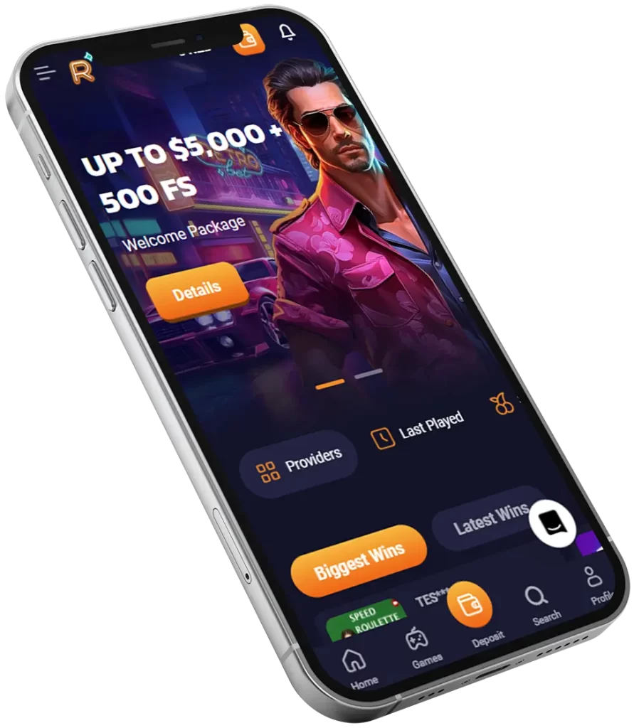 RetroBet mobile app